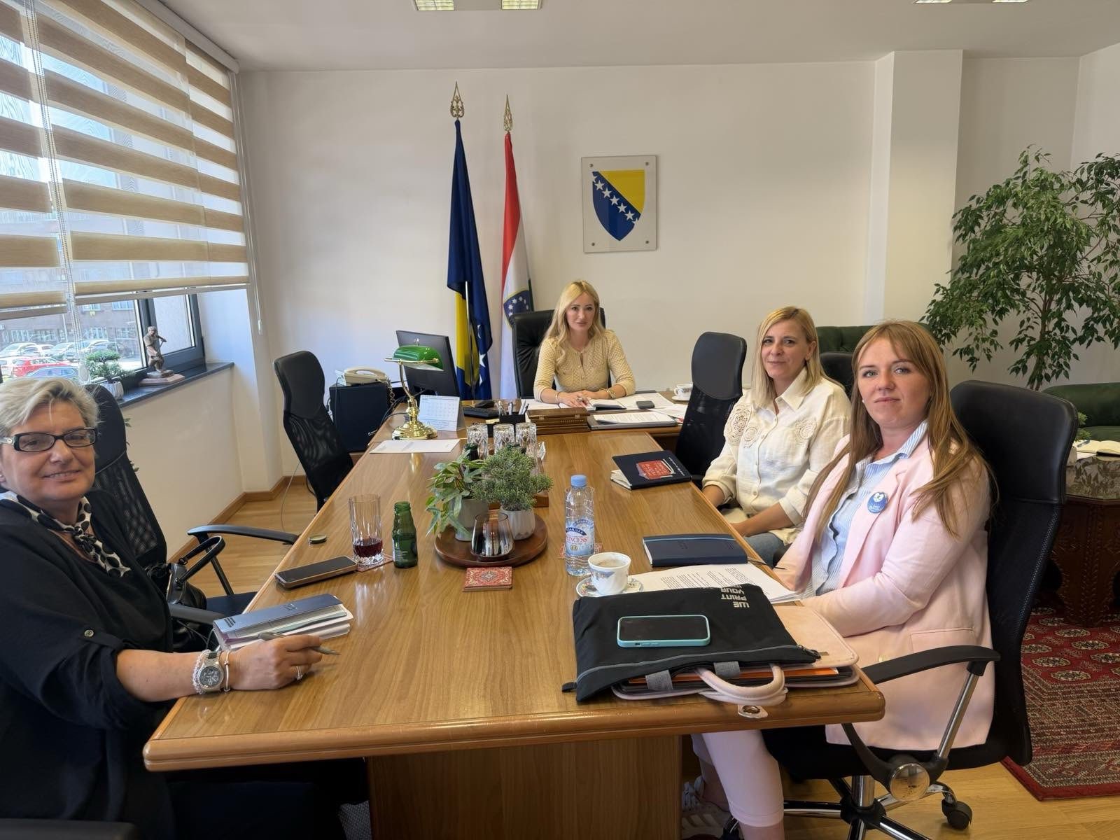 Radni sastanak sa ministricom zdravstva Zeničko-dobojskog kantona dr. Aidom Salčinović
