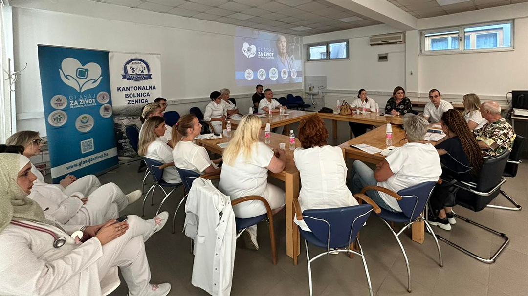 🏥 Zenica: Održan drugi stručni okrugli sto Inicijative Glasaj za život „Jedan put, jedan cilj – pacijent“